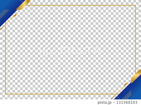 藍色和金色時尚商務背景 17 藍色和金色時尚商務背景 17 131568103