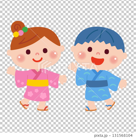 夏祭りを楽しむ子どもたち 夏祭りを楽しむ子どもたち 131568104