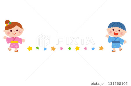 夏祭りを楽しむ子どもたち 夏祭りを楽しむ子どもたち 131568105