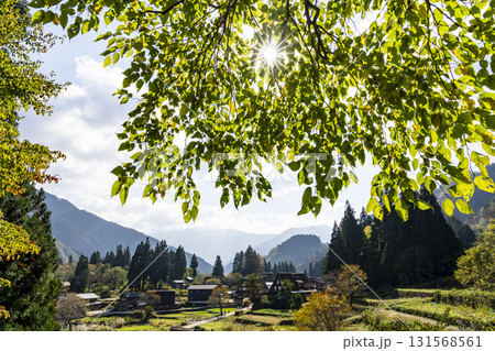 秋の五箇山 世界遺産相倉合掌造り集落 秋の五箇山 世界遺産相倉合掌造り集落 131568561