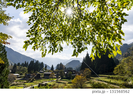 秋の五箇山 世界遺産相倉合掌造り集落 秋の五箇山 世界遺産相倉合掌造り集落 131568562