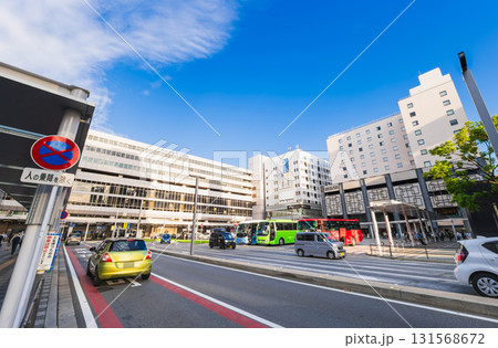 博多駅筑紫口 朝景 ※一部ソフトフォーカス 博多駅筑紫口 朝景 ※一部ソフトフォーカス 131568672
