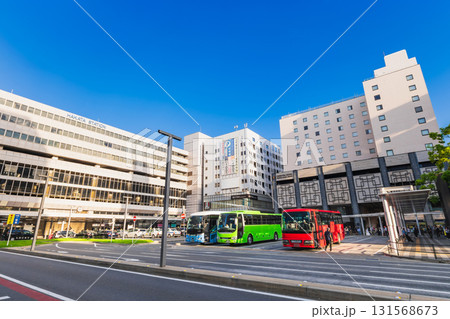 博多駅筑紫口 朝景 ※一部ソフトフォーカス 博多駅筑紫口 朝景 ※一部ソフトフォーカス 131568673