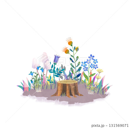 野はらのイラスト 131569071