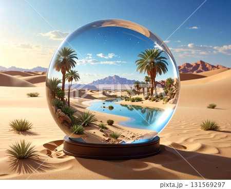 砂漠のオアシス 131569297