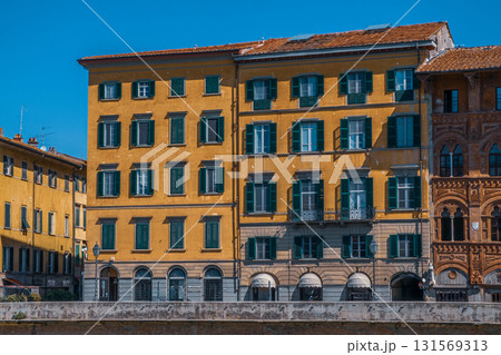 Colorful Riverside Buildings Colorful Riverside Buildings 131569313