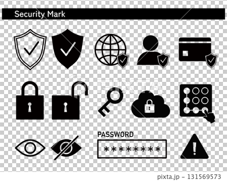 Various security image icons 131569573