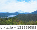 箱根から見える富士山と蘆ノ湖 131569598