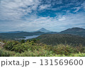 箱根から見える富士山と蘆ノ湖 131569600