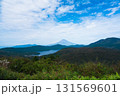 箱根から見える富士山と蘆ノ湖 131569601