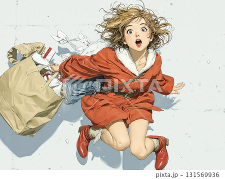 美優シリーズ：美優 サンタコスプレ ジャンプ 全身 131569936