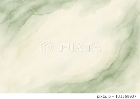 淡いグリーンの水彩テクスチャ背景 淡いグリーンの水彩テクスチャ背景 131569937