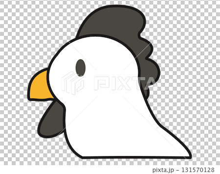 ポップで可愛い黒い鶏のイラスト ポップで可愛い黒い鶏のイラスト 131570128