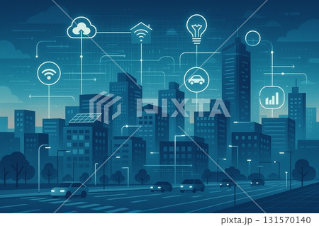 スマートシティとIoTインフラ 131570140