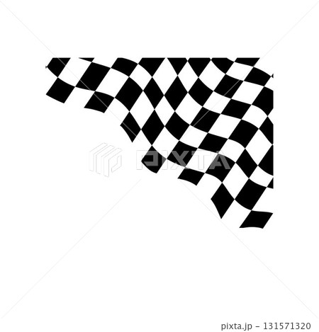 racing flag finish flag Checkered Flag Corner Element racing flag finish flag Checkered Flag Corner Element 131571320