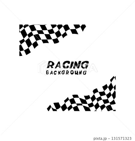 racing flag finish flag Checkered Flag Corner Element racing flag finish flag Checkered Flag Corner Element 131571323