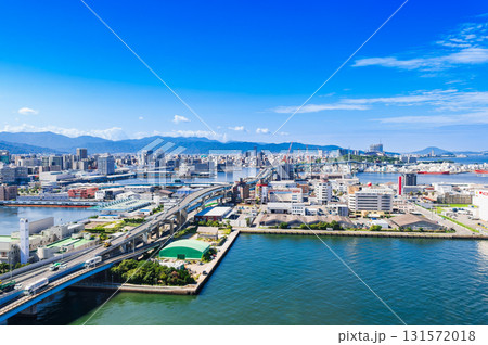 福岡　博多ポートタワーから眺めるベイエリア 131572018