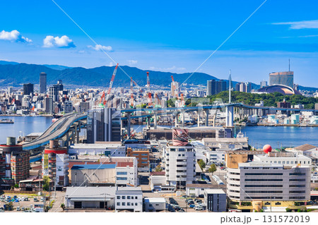 福岡 博多ポートタワーから眺めるベイエリア 福岡 博多ポートタワーから眺めるベイエリア 131572019