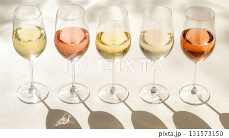 Sparkling Wine Tasting Five Shades of Delight. Sparkling Wine Tasting Five Shades of Delight. 131573150