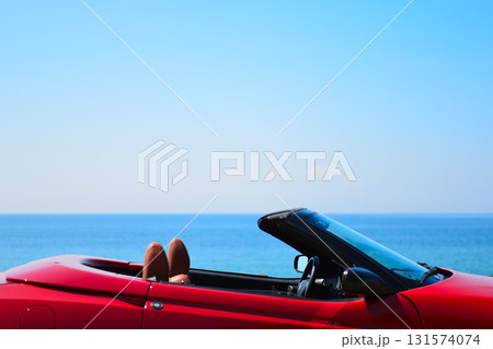 海と空とオープンカー 海と空とオープンカー 131574074