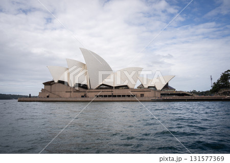 Sydney opera view side view, as seen from the ferry ride, Sydney, Australia Sydney opera view side view, as seen from the ferry ride, Sydney, Australia 131577369