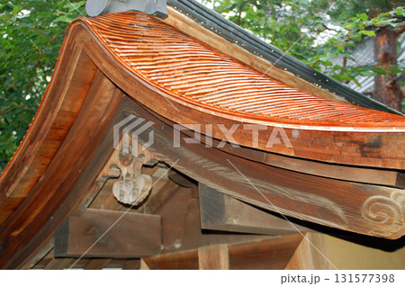 京都 龍安寺 寺院の柿葺の屋根 京都 龍安寺 寺院の柿葺の屋根 131577398