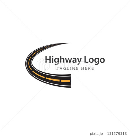 Highway Logo Template Icon Symbol - Vector Highway Logo Template Icon Symbol - Vector 131579318