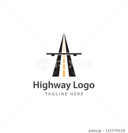 Highway Logo Template  Icon  Symbol - Vector 131579319