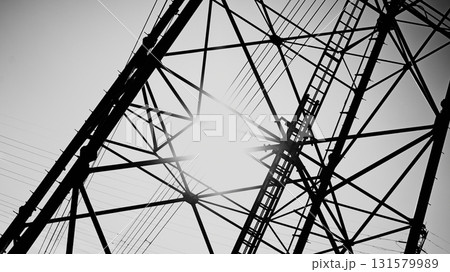 送電鉄塔 送電鉄塔 131579989