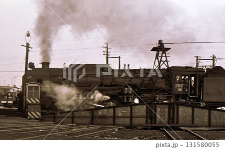昭和46年　蒸気機関車c62最後の冬　c622　長万部機関区　函館本線　北海道　記録写真 131580055