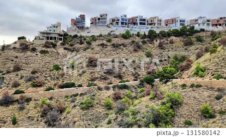 textDiverse geologic features terrain, chaparral, soil textDiverse geologic features terrain, chaparral, soil 131580142