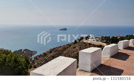 This video captures ocean beauty from hilltop and cliffside views 131580158