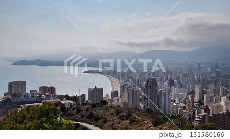 Aerial video captures a vibrant coastal citys beauty and nature 131580166