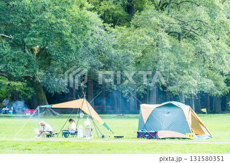「埼玉県」秋ヶ瀬公園の風景　夏 131580351