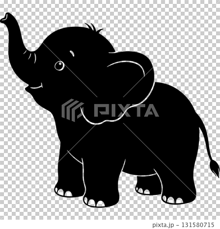 Cute Animal Silhouettes 131580715