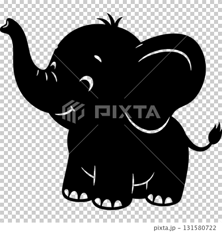 Cute Animal Silhouettes 131580722