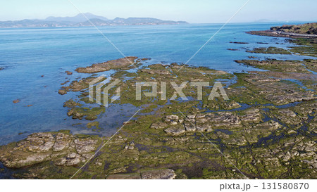 通詞島の北側海岸線のドローン空撮 131580870