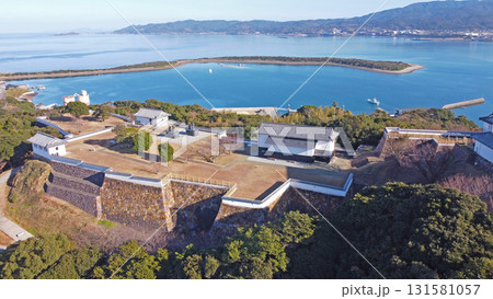 富岡城のドローン空撮 富岡城のドローン空撮 131581057