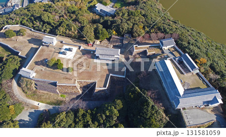 富岡城のドローン空撮 富岡城のドローン空撮 131581059