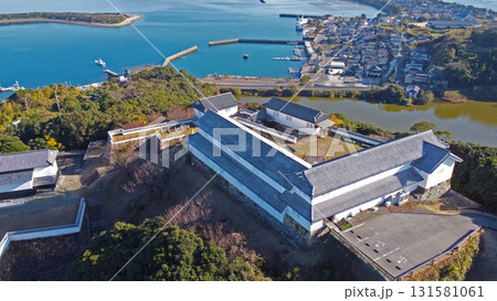 富岡城のドローン空撮 富岡城のドローン空撮 131581061