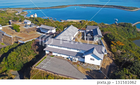 富岡城のドローン空撮 富岡城のドローン空撮 131581062