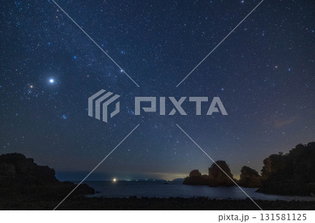 妙見浦の冬の星空 妙見浦の冬の星空 131581125