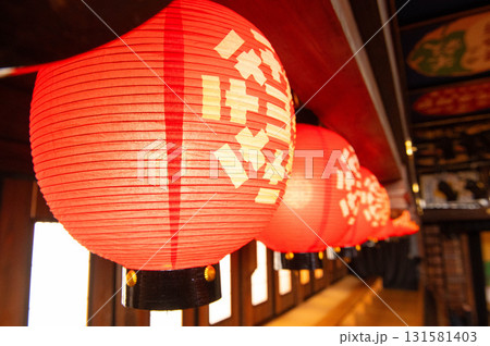 山鹿の歴史的な芝居小屋「八千代座」の内観 山鹿の歴史的な芝居小屋「八千代座」の内観 131581403