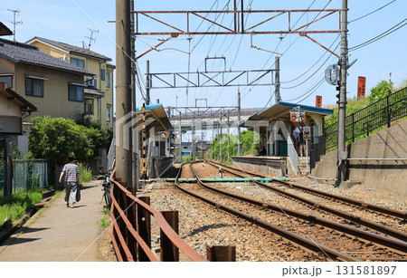 北陸鉄道浅野川線　三ツ屋駅付近の風景 131581897