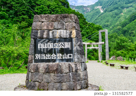 白山国立公園　別当出合登山口　初夏の白山御前峰登山 131582577