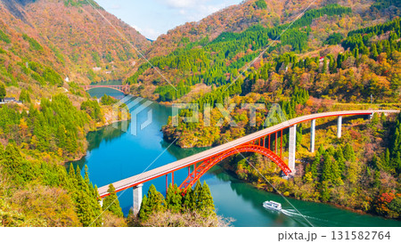 庄川峡（秋） 131582764
