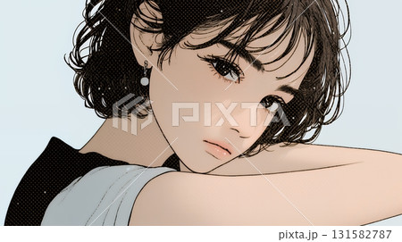 考え事をしている若い女性 131582787