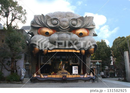 難波八坂神社の獅子舞台 難波八坂神社の獅子舞台 131582925