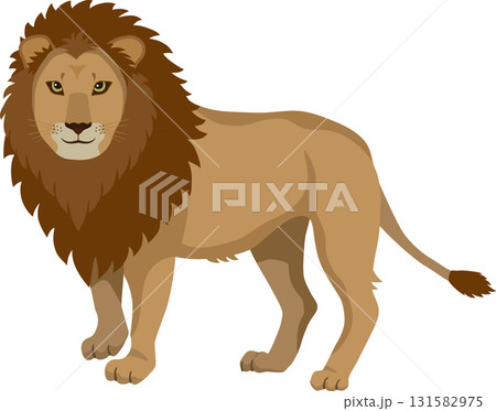 雄のライオン 131582975