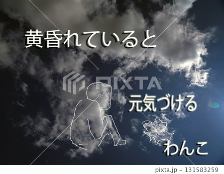 白い雲を見ていると何かに見えてくるね 131583259